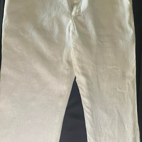 George Pants - George Womens Light Linen Cream Chinos